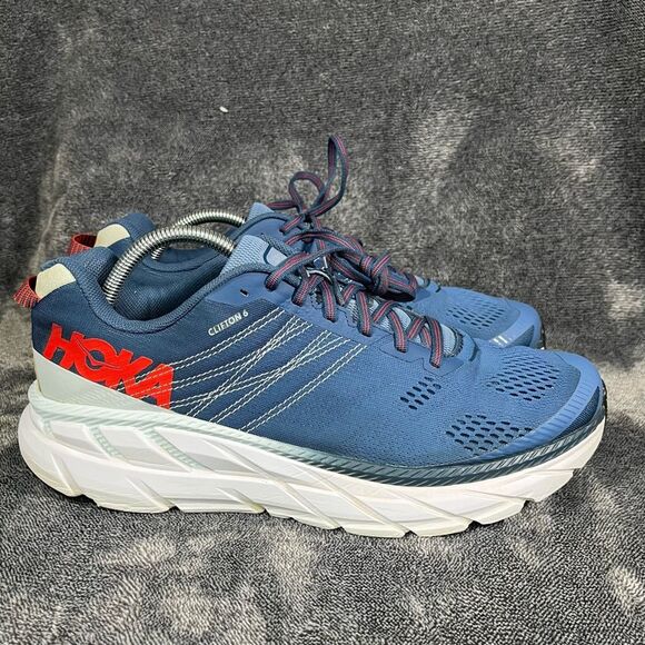 HOKA ONE ONE Clifton 6 Size 11 Men Blue Running Shoes Sneakers - Picture 1 of 6